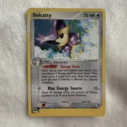 DELCATTY 5/109 HOLO RARE RUBY AND SAPPHIRE POKEMON TCG 2003 - Image 1