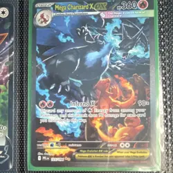 Mega Charizard X EX SIR 125/094 (English) Phantasmal Flames Pokemon TCG - Image 1