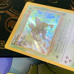 Pokemon 1999 Scyther 10/64 Jungle Holo NM - Image 5