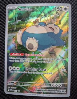 Pokemon Snorlax 051 from ETB 151 S&V/Sw&Sh NM Condition Promo Black Star ENG NM - Image 1