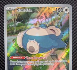 Pokemon Snorlax 051 from ETB 151 S&V/Sw&Sh NM Condition Promo Black Star ENG NM - Image 3