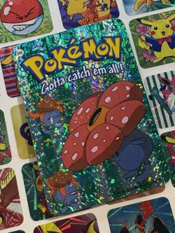 Pokemon 151 Vintage Pocket Monsters Vending HOLO Prism Sticker 2000 Nintendo - Image 1