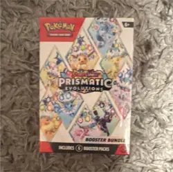 Pokemon Prismatic Evolutions Booster Bundle Box 6 Booster Packs Eevee 2025 - Image 1