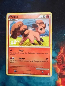 Vulpix - 87/123 - Common LP English Pokemon HeartGold SoulSilver - Image 1