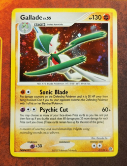 Gallade 6/132 Secret Wonders Holo Rare HOLO BLEED Pokemon - Nm swirl - Image 1