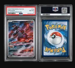 2023 Pokemon Paradox Rift Groudon IR 199/182 PSA 8 NM-MT! - Image 3
