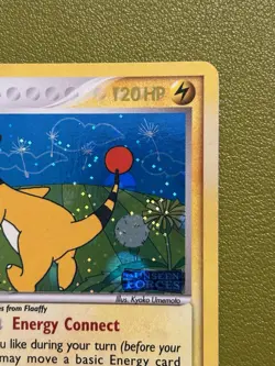Ampharos 1/115 Holo EX Unseen Forces Pokemon TCG - LP/MP Condition 2005 - Image 3