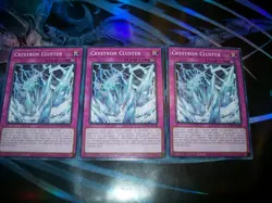 3x Crystron Cluster 1st Edition Common SUDA-EN080 Yu-Gi-Oh! - Image 1