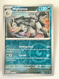 Mightyena 114/167 Reverse Holo Uncommon Twilight Masquerade Pokemon Near Mint NM - Image 1