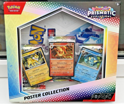 POKEMON TCG SCARLET & VIOLET PRISMATIC EVOLUTIONS POSTER COLLECTION *SEALED* - Image 1