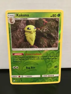 Kakuna Reverse Holo 4/181 Pokemon Team Up Uncommon - Image 1
