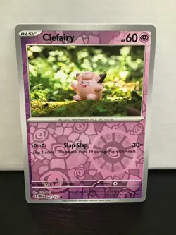 Clefairy 81/197 Pokemon Obsidian Flames Reverse Holo Common - Image 1