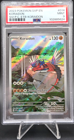 2023 Koraidon Pokemon Center Exclusive 014 Scarlet & Violet Promo PSA 9 - Image 1