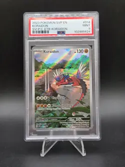 2023 Koraidon Pokemon Center Exclusive 014 Scarlet & Violet Promo PSA 9 - Image 2