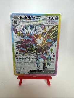 Pokemon SV08: Surging Sparks #223/191 Ultra Rare Hydreigon ex Holo - Image 1