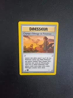 Carte Champs d'elevage de Pokemon 62/64 Edition 1 Neo Revelation Wizards Exc - Image 1