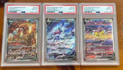 Pokemon PSA 10 Gem Mint Entei V, Suicune V, Raikou V, GG36/38/41 SEQUENTIAL SET - Image 1
