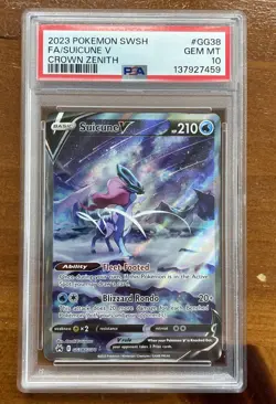 Pokemon PSA 10 Gem Mint Entei V, Suicune V, Raikou V, GG36/38/41 SEQUENTIAL SET - Image 4