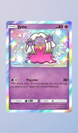 Pokemon TCG Pocket, Shiny Jynx, Ultra Rare 094/069, TRADE - Image 1