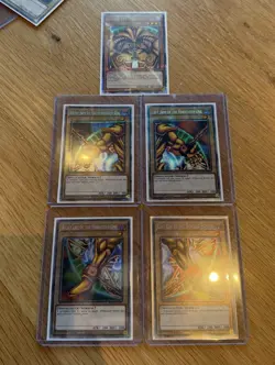Exodia the Forbidden One Starlight Rare Complete Set 1st Edition BLCR-EN101 - Image 1