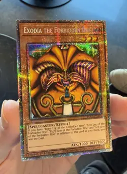 Exodia the Forbidden One Starlight Rare Complete Set 1st Edition BLCR-EN101 - Image 2