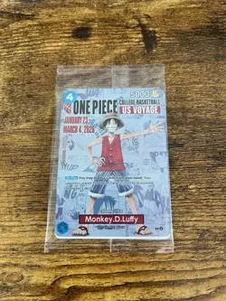 Monkey.D.Luffy (055) (College Basketball US Voyage) P-055 One Piece Promotion... - Image 1
