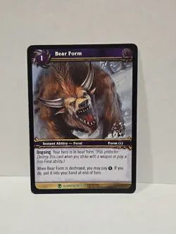 Bear Form World Of Warcraft TCG Heroes Of Azeroth Regular Uncommon - Image 1