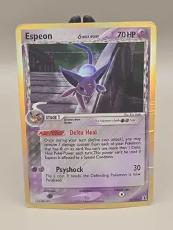 Pokemon Espeon 4/113 Rare Delta Species 2005 TCG Card - Image 1