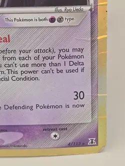 Pokemon Espeon 4/113 Rare Delta Species 2005 TCG Card - Image 4