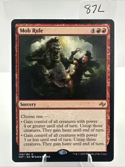 MTG Mob Rule #109 FRF Fate Reforged Normal R MP Magic Card - Image 4