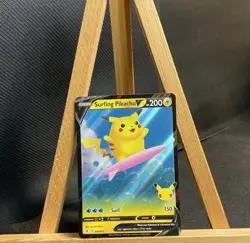 Surfing Pikachu V - 008/025 - Pokemon Celebrations Card NM (NO OFFERS) - Image 1