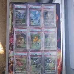Pokemon VSTAR Universe Full Art 2022 9 Card Lot Riolu Pikachu Swablu Japanese - Image 1
