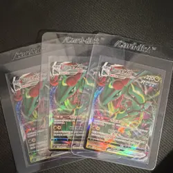 Pokemon Rayquaza VMAX Holo Chinese 098/132 x3 Cards NM - Image 1