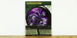 New BAKUGAN Ability Card SHADOWFIRE BA480-AB-SM-GBL-41 2008 SM/SEGA 41/48i - Image 1