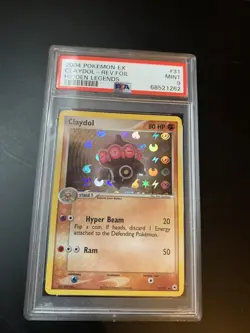 2004 Pokemon EX Hidden Legends # 31 Claydol Reverse Foil PSA 9 Card MINT! Rare! - Image 1