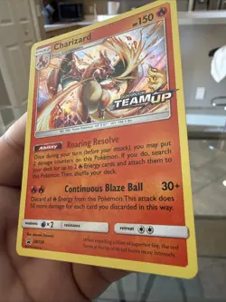 Pokemon TCG Charizard Holo Rare Sun and Moon Black Star Promo Card Mint - Image 5