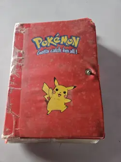 Wizards of the Coast Vintage Pokemon TCG Card Lot Gym Heroes Base Binder - Image 1