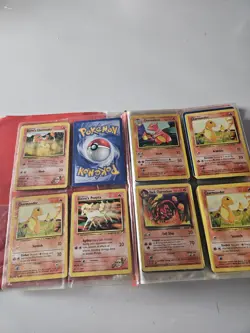 Wizards of the Coast Vintage Pokemon TCG Card Lot Gym Heroes Base Binder - Image 3