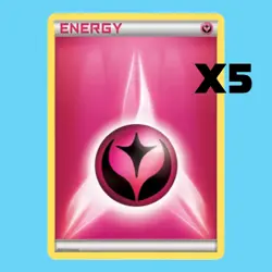 5x Fairy Energy Pokemon Cards - 2013 Black & White Rare Theme Deck Exclusives - Image 1