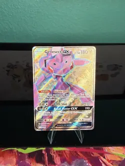 Pokemon Genesect GX TCG Sun & Moon Lost Thunder Holo Ultra Rare Card 204/214 - Image 1