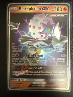 Blacephalon GX 52/214 Lost Thunder NM Ultra Rare Pokemon Card - Image 1