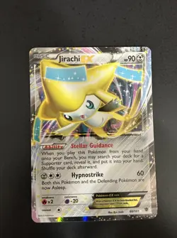 Pokemon Jirachi EX Ultra Rare 60/101 Plasma Blast Holo Rare TCG Card - Image 1