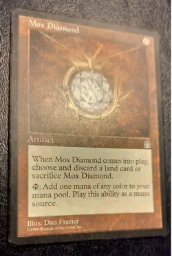 MTG Mox Diamond {Stronghold} Card - LP - Image 3