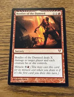 Bonfire of the Damned Avacyn Restored Regular M NM MTG MAGIC THE GATHERING - Image 1