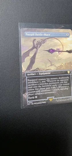 MTG Nazgul Battle-Mace (Borderless) Commander: the Lord of the Rings #510 - Image 2