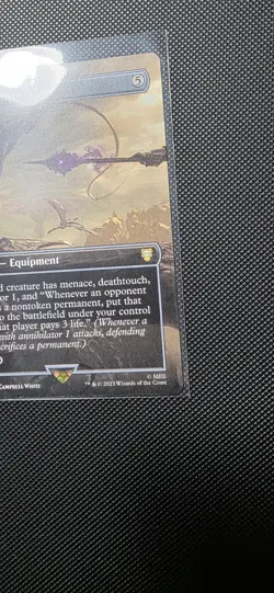 MTG Nazgul Battle-Mace (Borderless) Commander: the Lord of the Rings #510 - Image 3