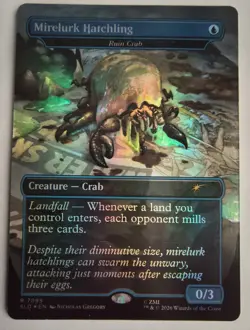 MTG Ruin Crab / Mirelurk Hatchling, Foil, NM/Unplayed - Image 1