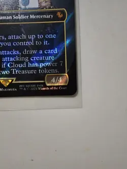 [Magic The Gathering TCG Final Fantasy] Cloud, Ex-SOLDIER 0210 (Surge Foil) - Image 4