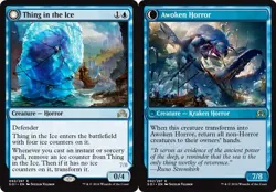 1 x Thing in the Ice // Awoken Horror - Foil - Shadows Over Innistrad - Moderate - Image 1