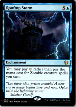Rooftop Storm R Commander: Innistrad: Midnight Hunt 103 - Image 1